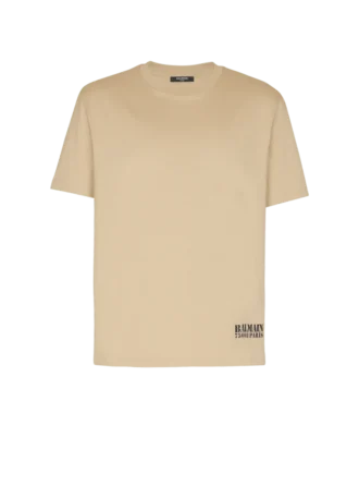 T-Shirt mit kleinem Balmain-Stempel-Print