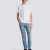 T-Shirt mit kleinem Balmain-Stempel-Print T-Shirt mit kleinem Balmain-Stempel-Print