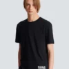 T-Shirt mit kleinem Balmain-Stempel-Print T-Shirt mit kleinem Balmain-Stempel-Print