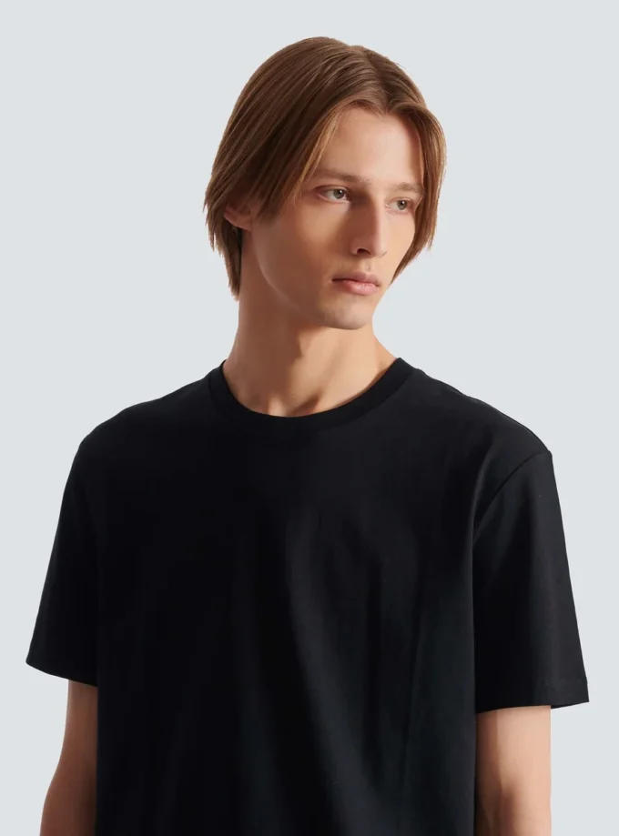 T-Shirt mit kleinem Balmain-Stempel-Print T-Shirt mit kleinem Balmain-Stempel-Print