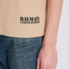 T-Shirt mit kleinem Balmain-Stempel-Print T-Shirt mit kleinem Balmain-Stempel-Print