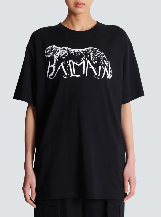 T-Shirt mit Leopardenmuster T-Shirt mit Leopardenmuster