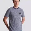 T-Shirt mit Monogramm und Balmain Couture-Label T-Shirt mit Monogramm und Balmain Couture-Label