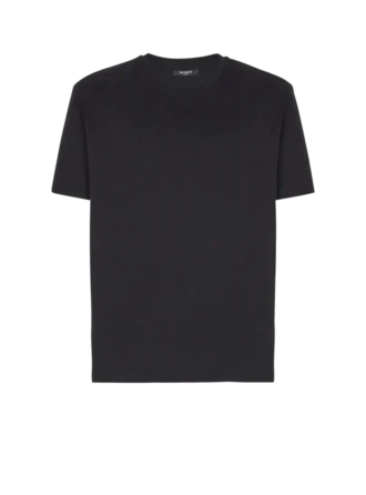 T-Shirt mit Vintage-Gel-Logo von Balmain