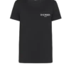 T-Shirt mit Vintage-Gel-Logo von Balmain T-Shirt mit Vintage-Gel-Logo von Balmain