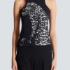 Tanktop mit Leopardenprint