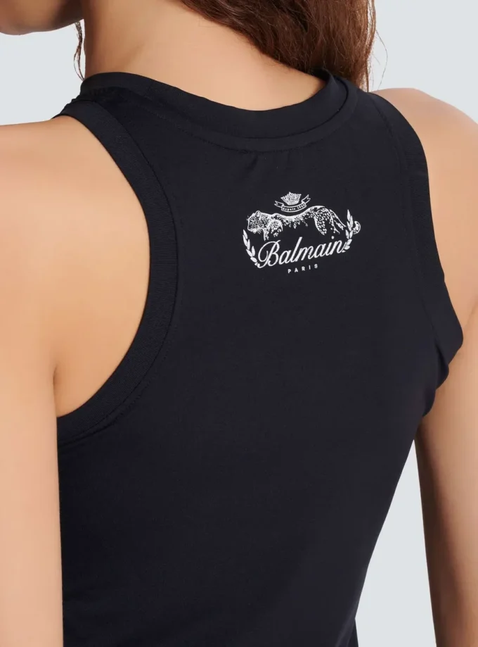 Tanktop mit Leopardenprint
