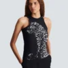 Tanktop mit Leopardenprint