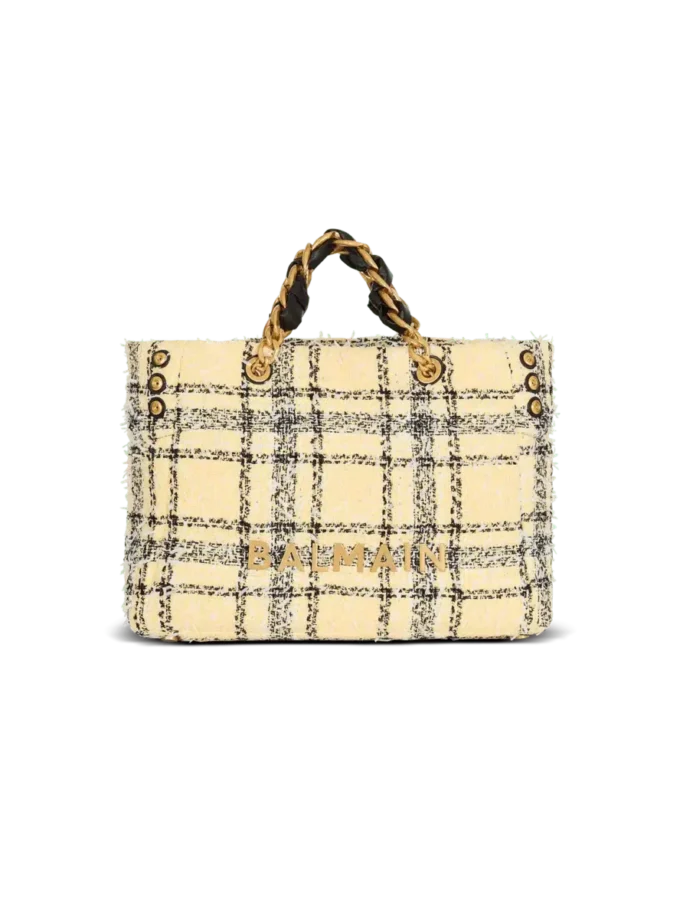 Tote Bag aus kariertem Tweed 1945