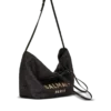 Track-Tasche aus Raffia und Kalbsleder Track-Tasche aus Raffia und Kalbsleder