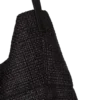 Track-Tasche aus Raffia und Kalbsleder Track-Tasche aus Raffia und Kalbsleder