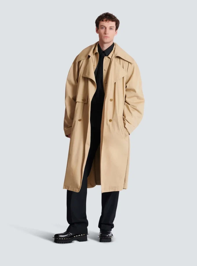 Trenchcoat aus Baumwoll-Canvas Trenchcoat aus Baumwoll-Canvas