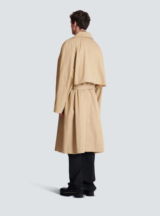 Trenchcoat aus Baumwoll-Canvas Trenchcoat aus Baumwoll-Canvas