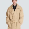 Trenchcoat aus Baumwoll-Canvas Trenchcoat aus Baumwoll-Canvas