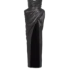 Trägerloses, figurbetontes Lederkleid Trägerloses, figurbetontes Lederkleid