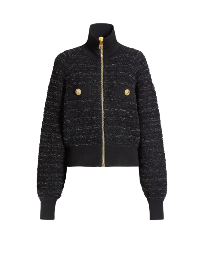 Tweed-Bomberjacke Tweed-Bomberjacke
