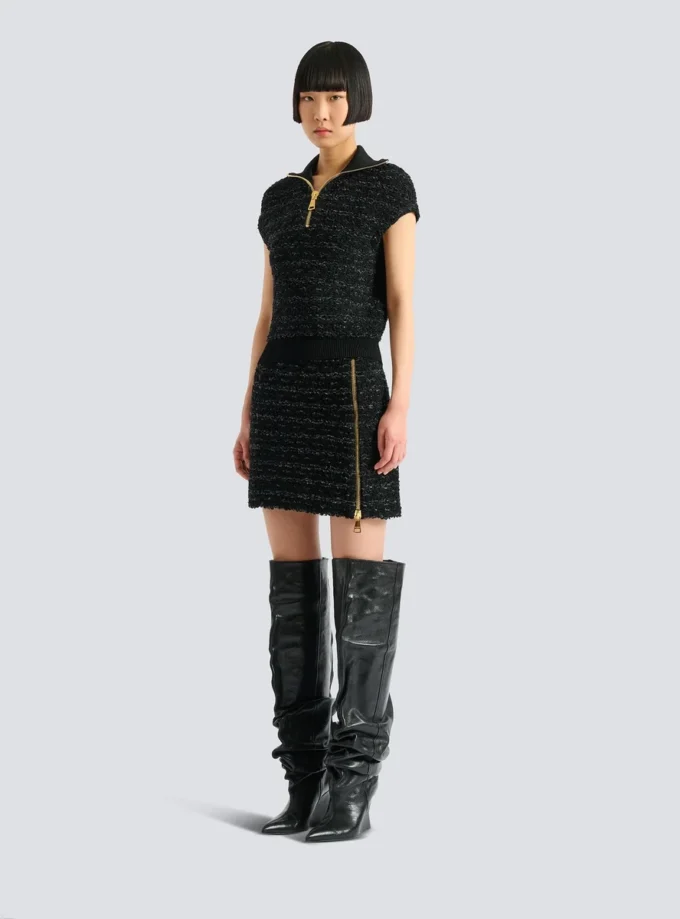 Tweed-Oberteil Tweed-Oberteil