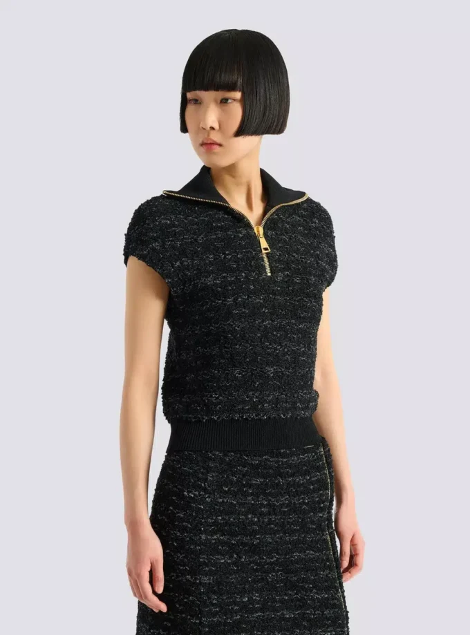 Tweed-Oberteil Tweed-Oberteil