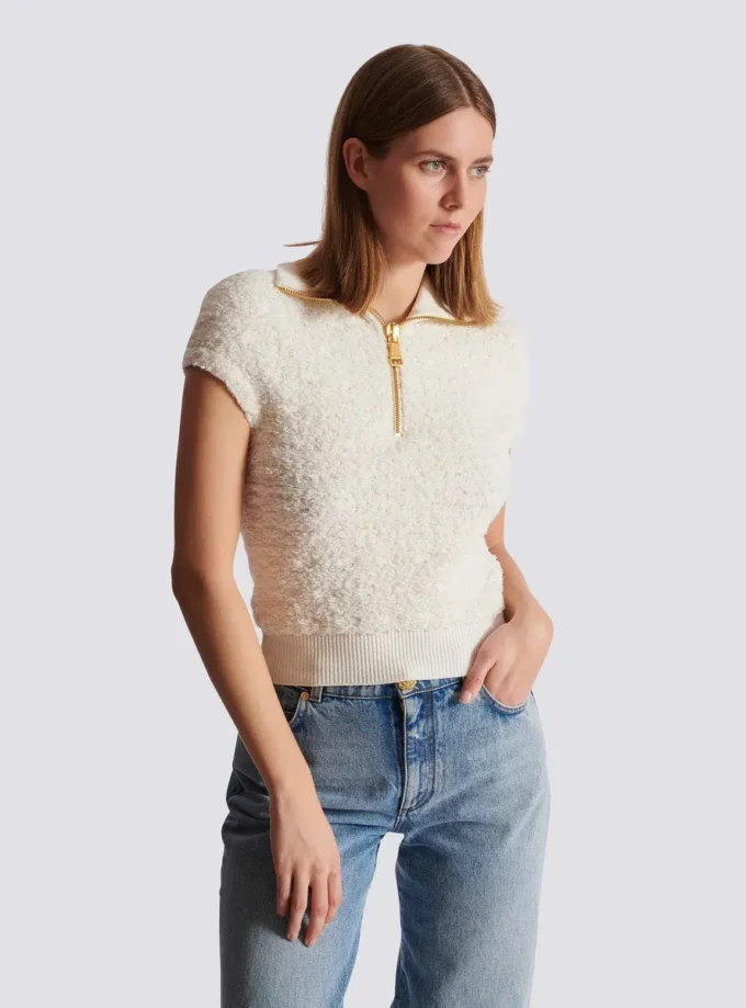 Tweed-Oberteil Tweed-Oberteil