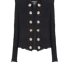 Tweedjacke mit durchgehendem Saum Tweedjacke mit durchgehendem Saum
