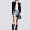 Tweedjacke mit durchgehendem Saum Tweedjacke mit durchgehendem Saum