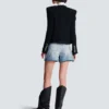 Tweedjacke mit durchgehendem Saum Tweedjacke mit durchgehendem Saum