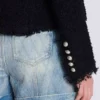 Tweedjacke mit durchgehendem Saum Tweedjacke mit durchgehendem Saum