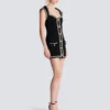 Tweedkleid mit Perlenbesatz Tweedkleid mit Perlenbesatz