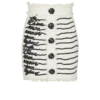 Tweedrock mit Love Letter-Stickerei Tweedrock mit Love Letter-Stickerei