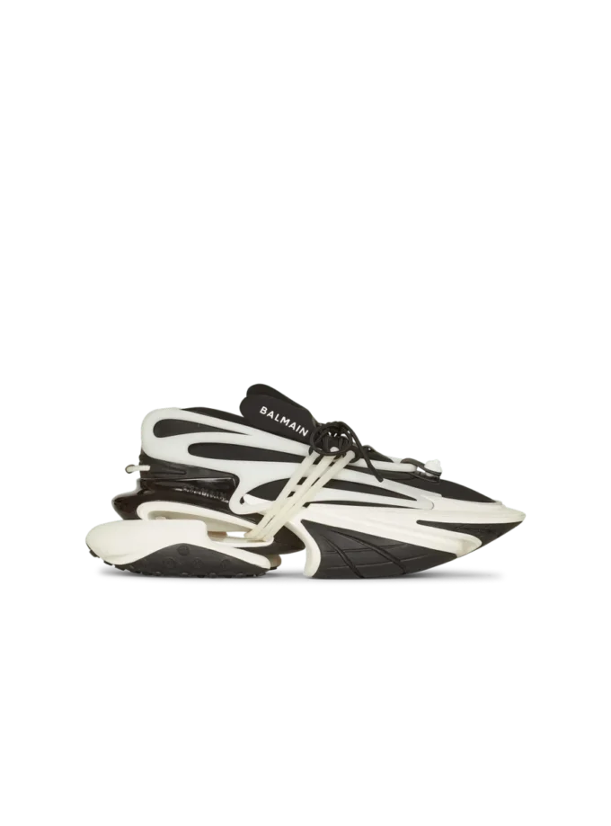 Unicorn Low-Top-Sneakers aus Neopren und Leder Unicorn Low-Top-Sneakers aus Neopren und Leder