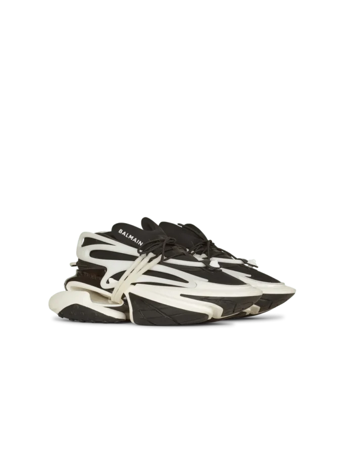 Unicorn Low-Top-Sneakers aus Neopren und Leder Unicorn Low-Top-Sneakers aus Neopren und Leder