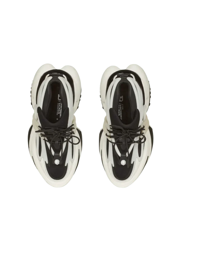 Unicorn Low-Top-Sneakers aus Neopren und Leder Unicorn Low-Top-Sneakers aus Neopren und Leder
