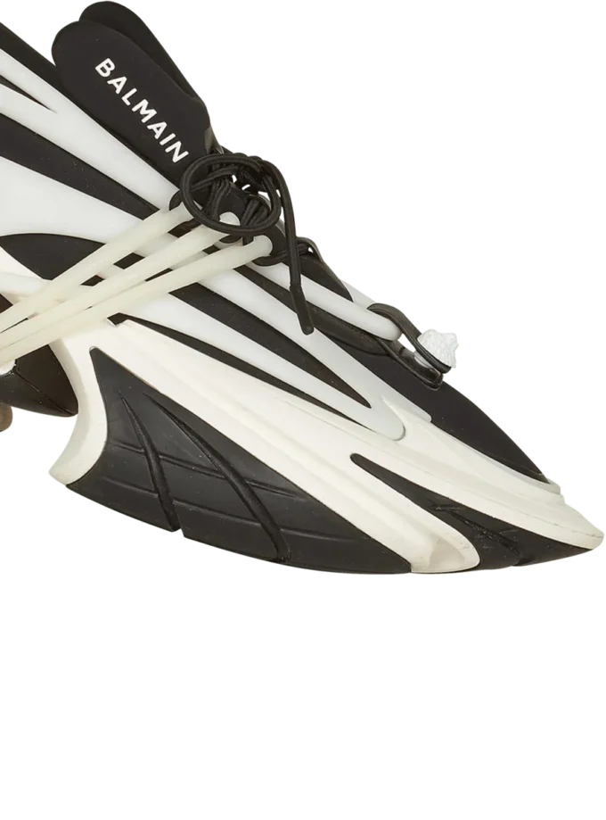 Unicorn Low-Top-Sneakers aus Neopren und Leder Unicorn Low-Top-Sneakers aus Neopren und Leder