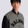 Varsity-Jacke mit Monogramm und Aufnähern Varsity-Jacke mit Monogramm und Aufnähern