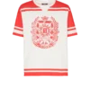 Varsity-T-Shirt mit Balmain Écusson-Print Varsity-T-Shirt mit Balmain Écusson-Print
