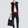 Varsity-T-Shirt mit Balmain Écusson-Print Varsity-T-Shirt mit Balmain Écusson-Print