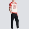 Varsity-T-Shirt mit Balmain Écusson-Print Varsity-T-Shirt mit Balmain Écusson-Print