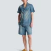 Verwaschene Jeansshorts Verwaschene Jeansshorts