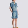Verwaschene Jeansshorts Verwaschene Jeansshorts