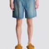 Verwaschene Jeansshorts Verwaschene Jeansshorts