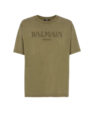 Vintage Balmain besticktes T-Shirt