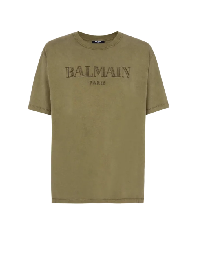 Vintage Balmain besticktes T-Shirt