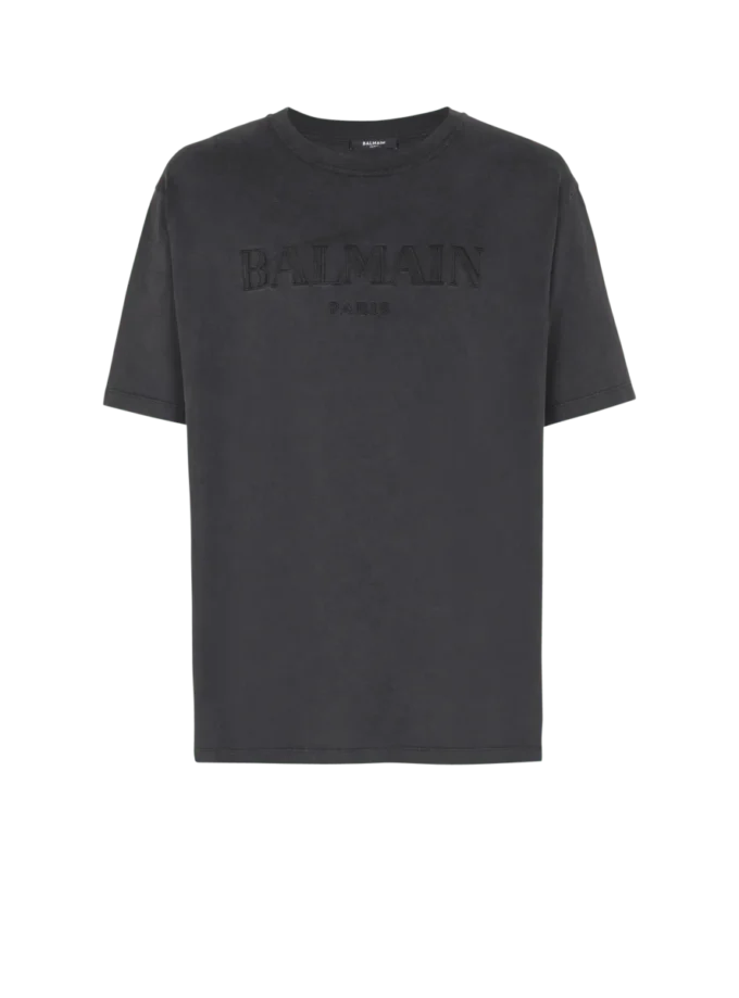 Vintage Balmain besticktes T-Shirt Vintage Balmain besticktes T-Shirt