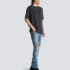 Vintage Balmain besticktes T-Shirt Vintage Balmain besticktes T-Shirt