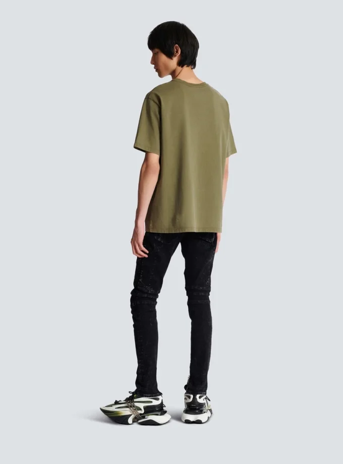 Vintage Balmain besticktes T-Shirt