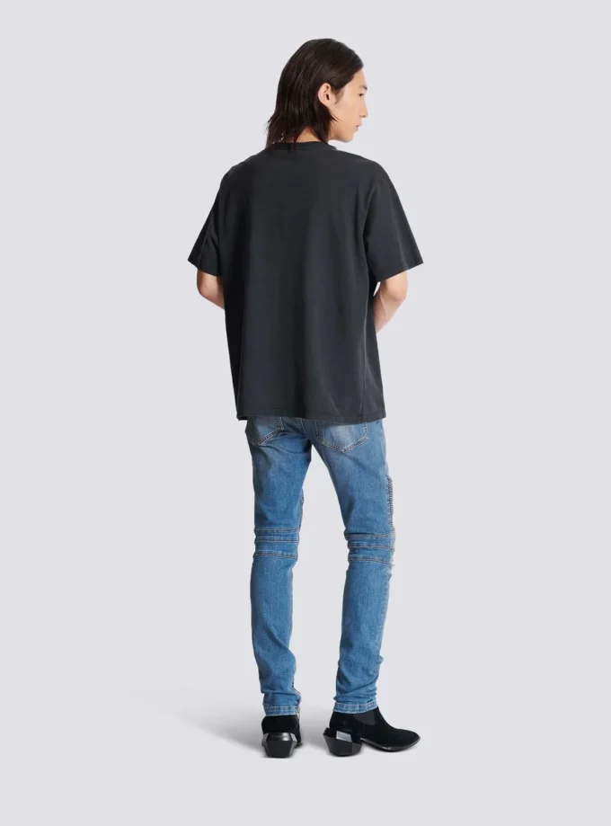 Vintage Balmain besticktes T-Shirt Vintage Balmain besticktes T-Shirt