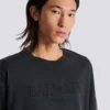 Vintage Balmain besticktes T-Shirt Vintage Balmain besticktes T-Shirt