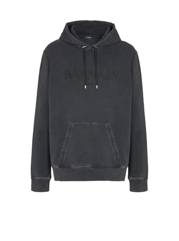 Vintage Balmain Hoodie mit Stickerei Vintage Balmain Hoodie mit Stickerei