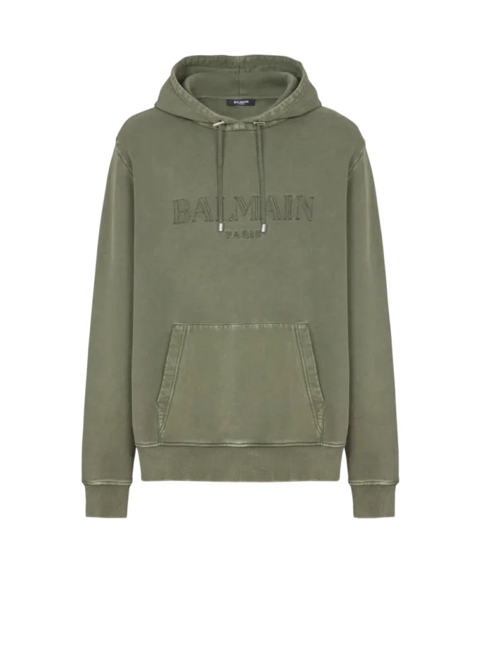 Vintage Balmain Hoodie mit Stickerei Vintage Balmain Hoodie mit Stickerei