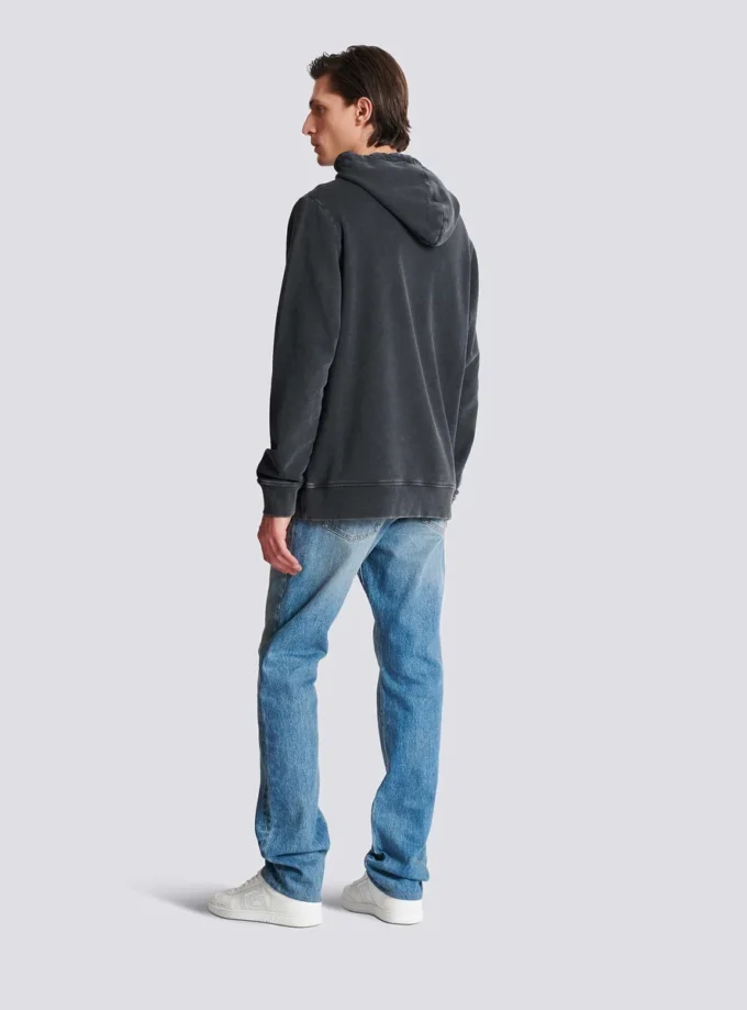 Vintage Balmain Hoodie mit Stickerei Vintage Balmain Hoodie mit Stickerei